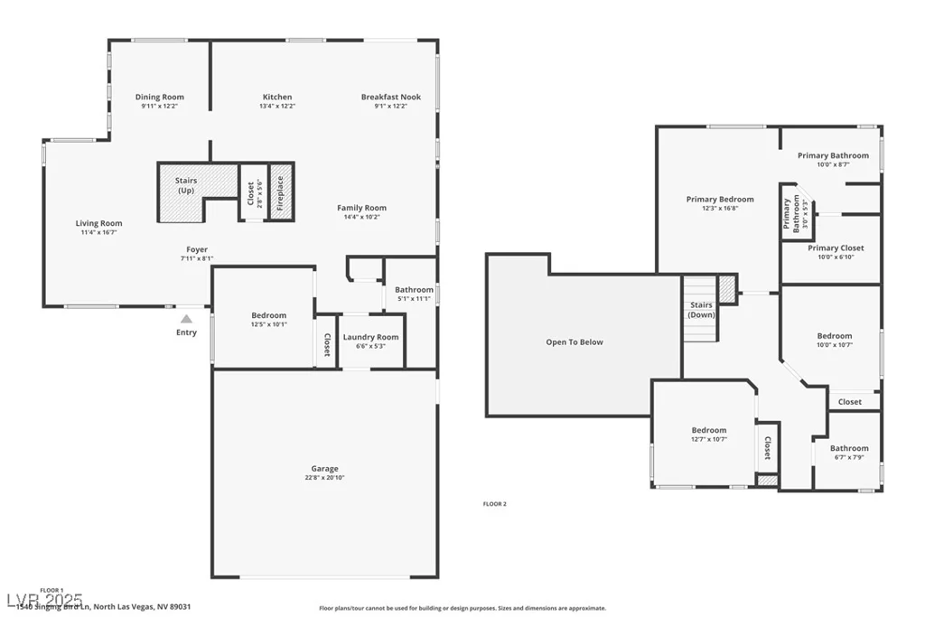 1540 Singing Bird, North Las Vegas, NV 89031