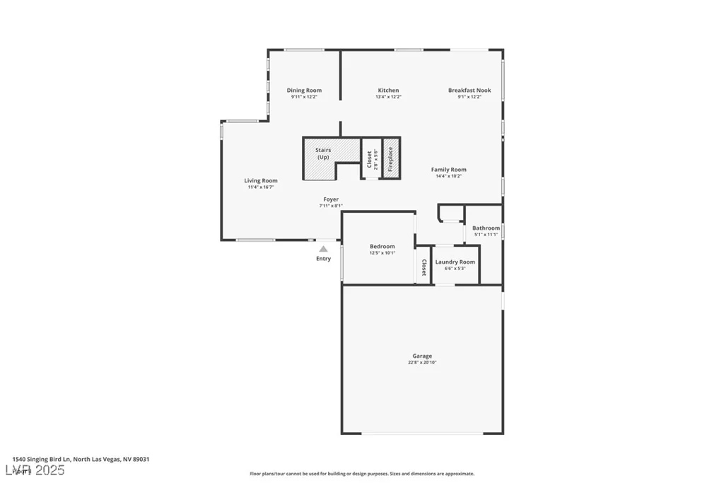 1540 Singing Bird, North Las Vegas, NV 89031