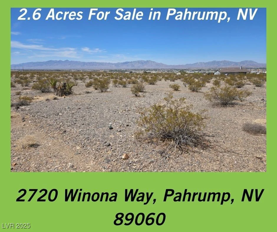 2720 Winona, Pahrump, NV 89060