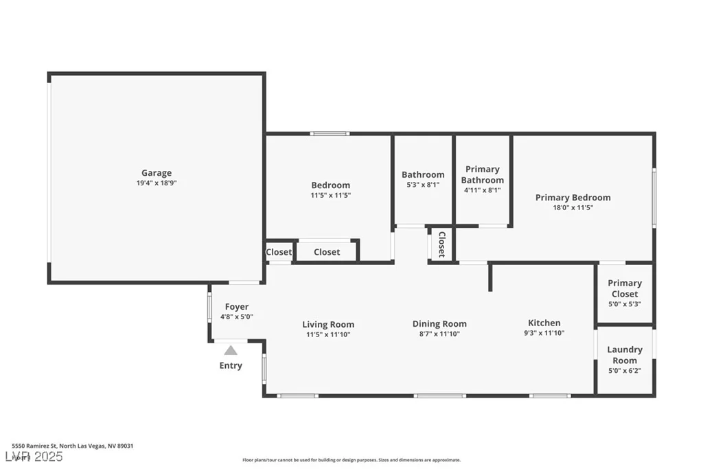 5550 Ramirez, North Las Vegas, NV 89031