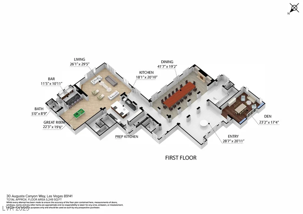 30 Augusta Canyon, Las Vegas, NV 89141