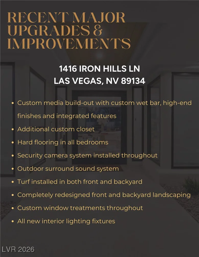 1416 Iron Hills, Las Vegas, NV 89134