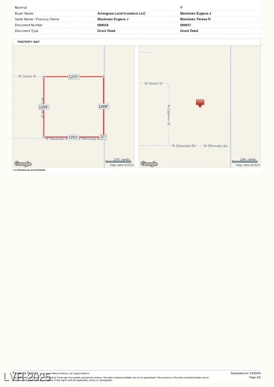 1640 Valley View, Amargosa Valley, NV 89020