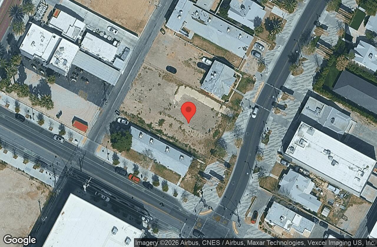 Satellite map for 722 3rd, Las Vegas, NV 89101