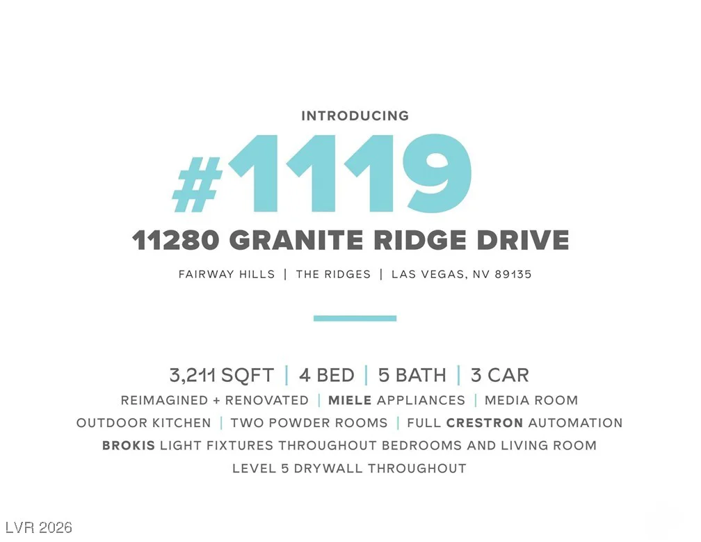 11280 Granite Ridge, Las Vegas, NV 89135