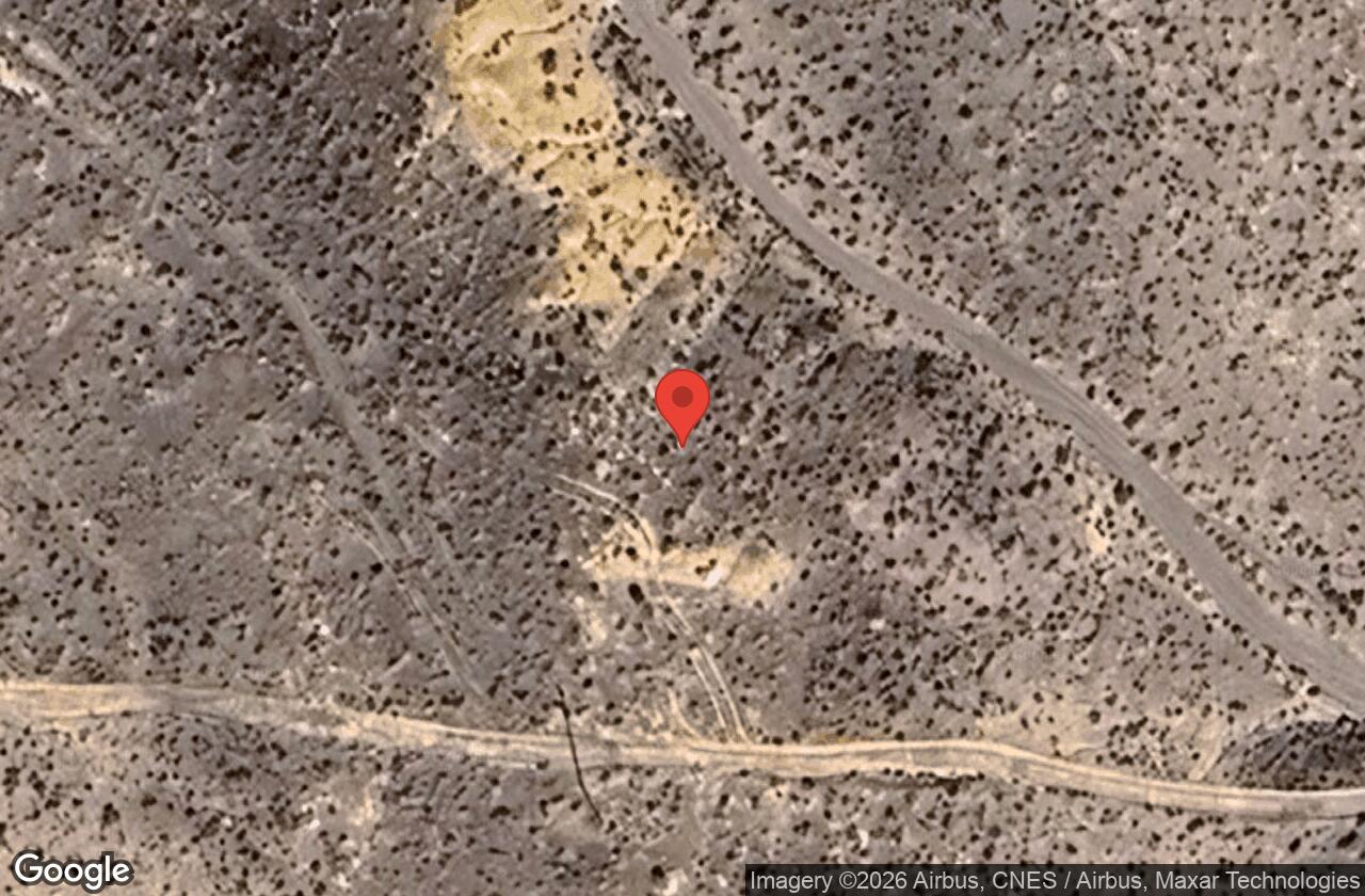 Satellite map for 1189 South, Tonopah, NV 89049