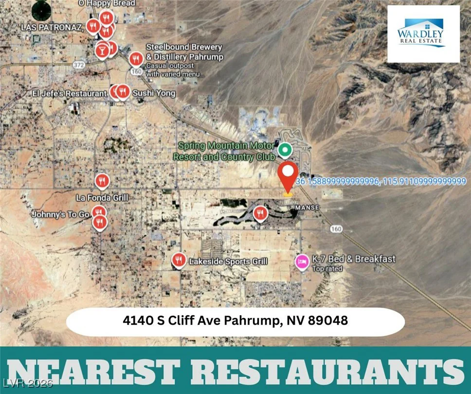 4140 Cliff, Pahrump, NV 89048
