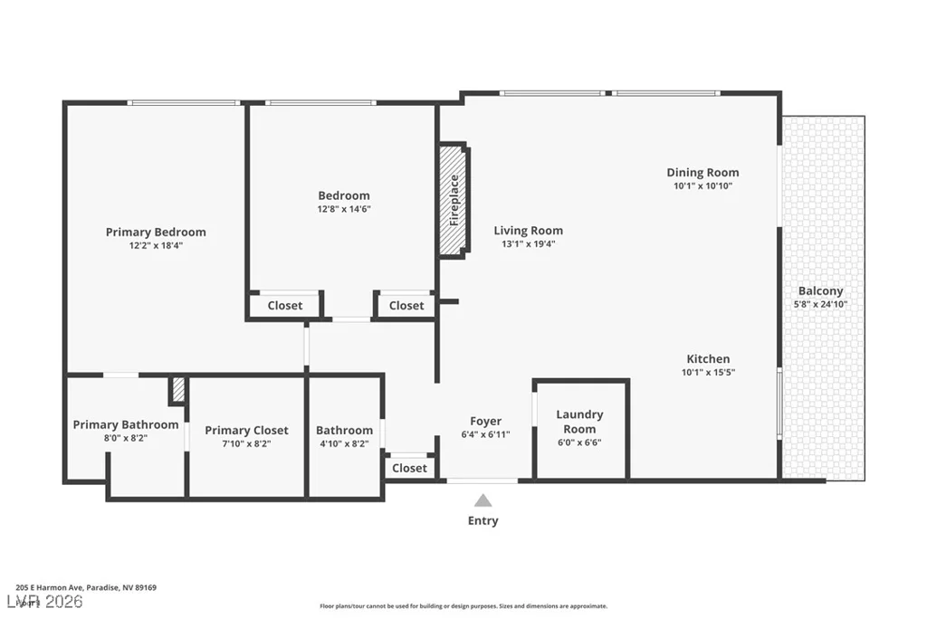 205 Harmon, Las Vegas, NV 89169