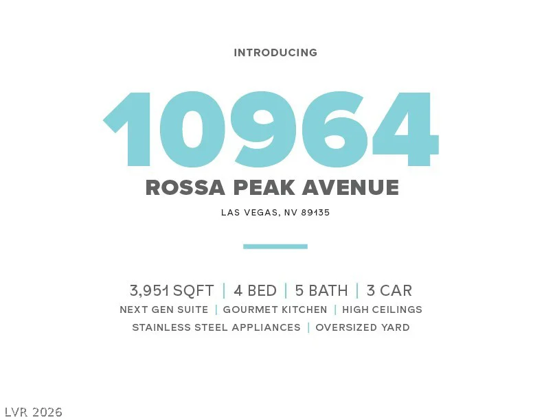 10964 Rossa Peak, Las Vegas, NV 89135