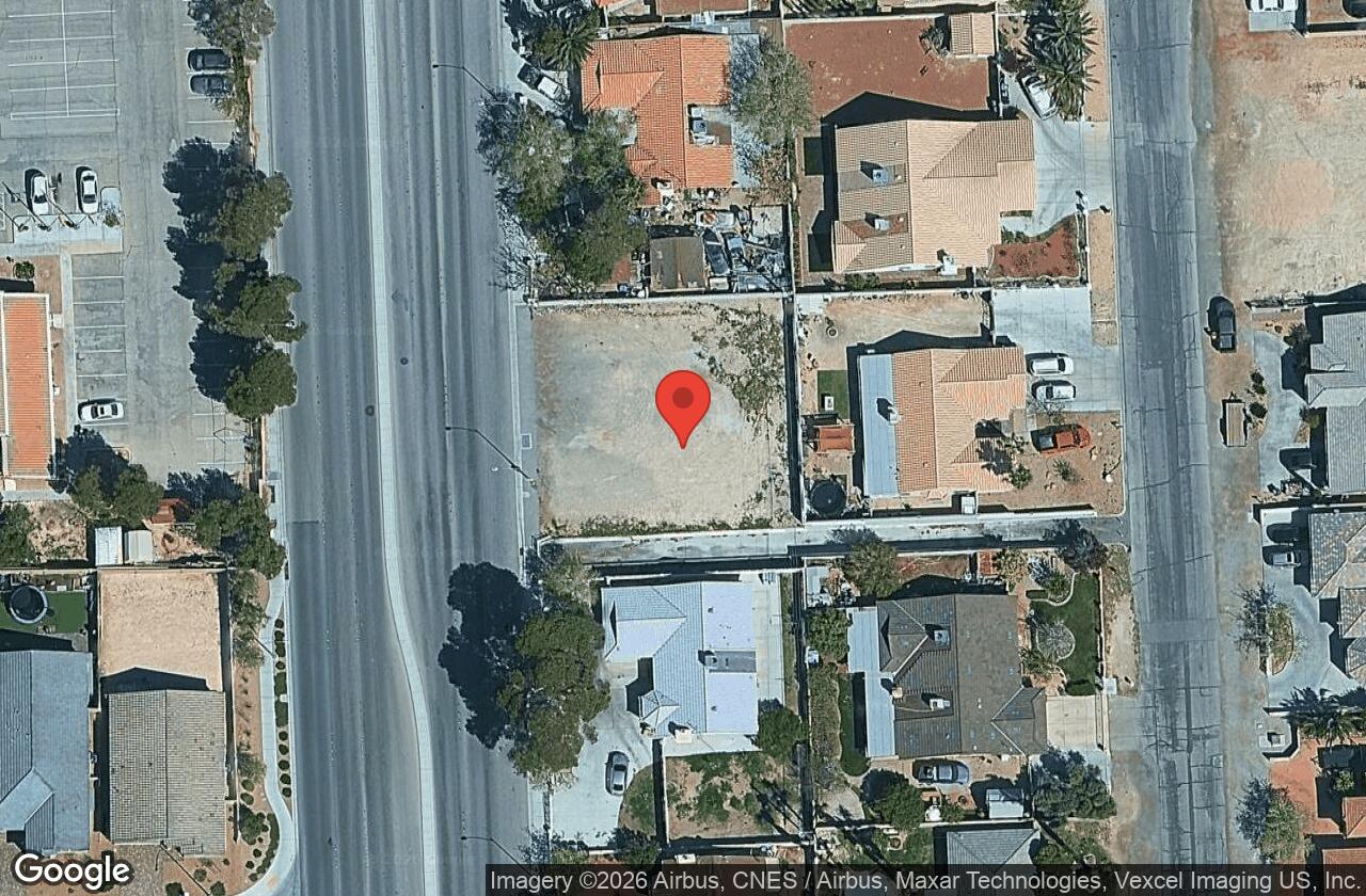 Satellite map for 3524 Simmons, North Las Vegas, NV 89032