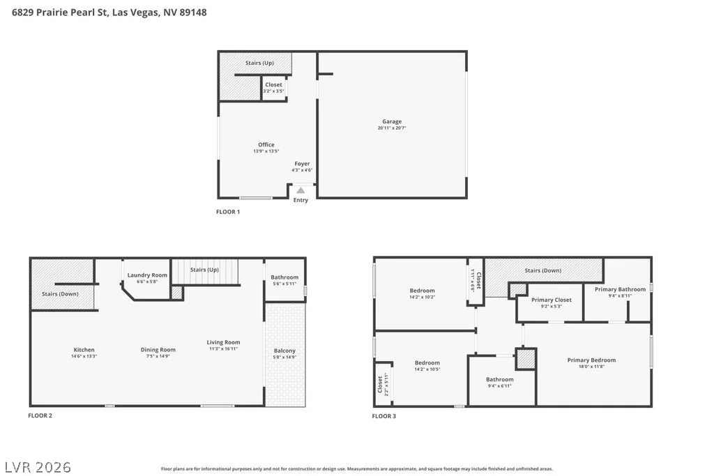 6829 Prairie Pearl, Las Vegas, NV 89148