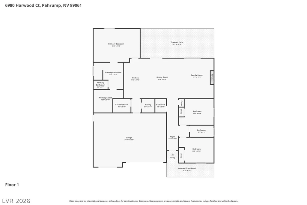 6980 Harwood, Pahrump, NV 89061