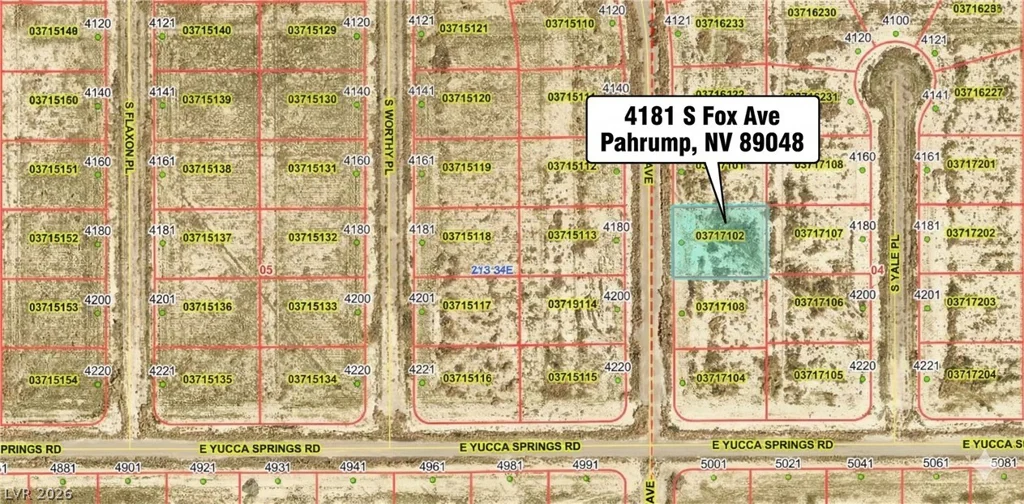 4181 Fox, Pahrump, NV 89048