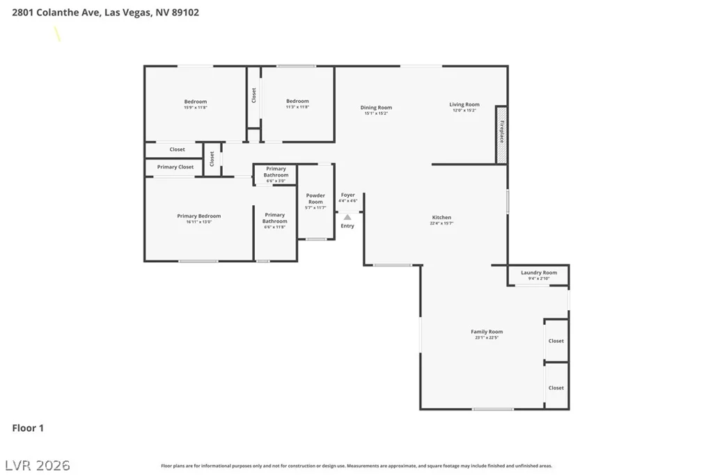 2801 Colanthe, Las Vegas, NV 89102