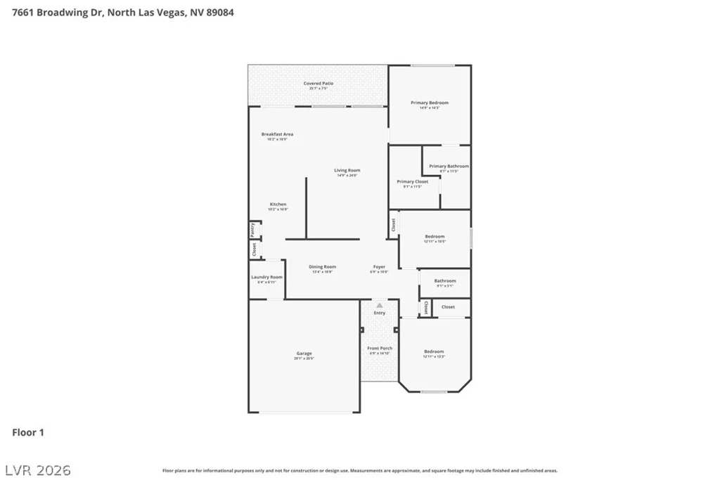 7661 Broadwing, North Las Vegas, NV 89084