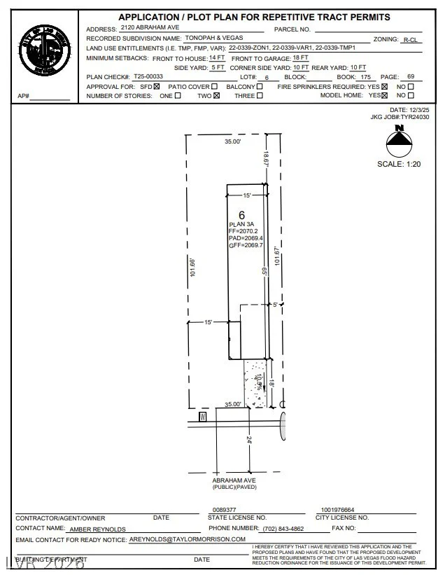 2120 Abraham, Las Vegas, NV 89106