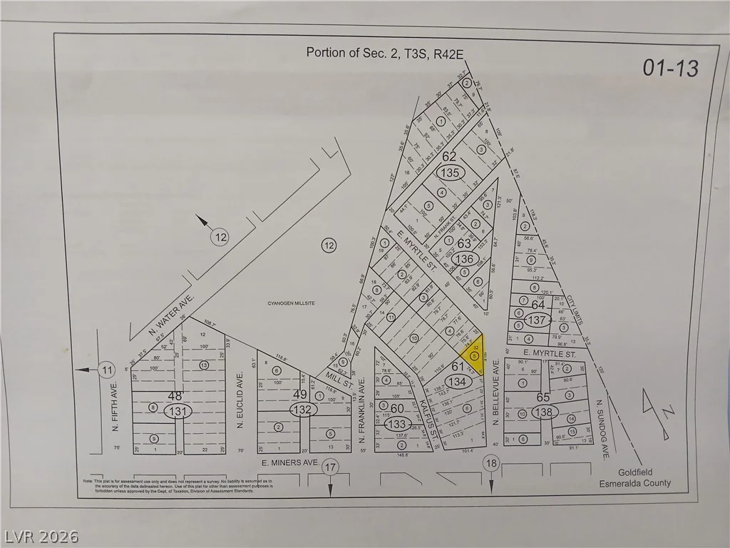 611 Bellevue, Goldfield, NV 89013