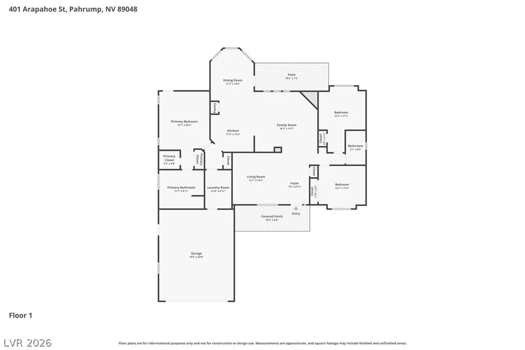 401 Arapahoe, Pahrump, NV 89048