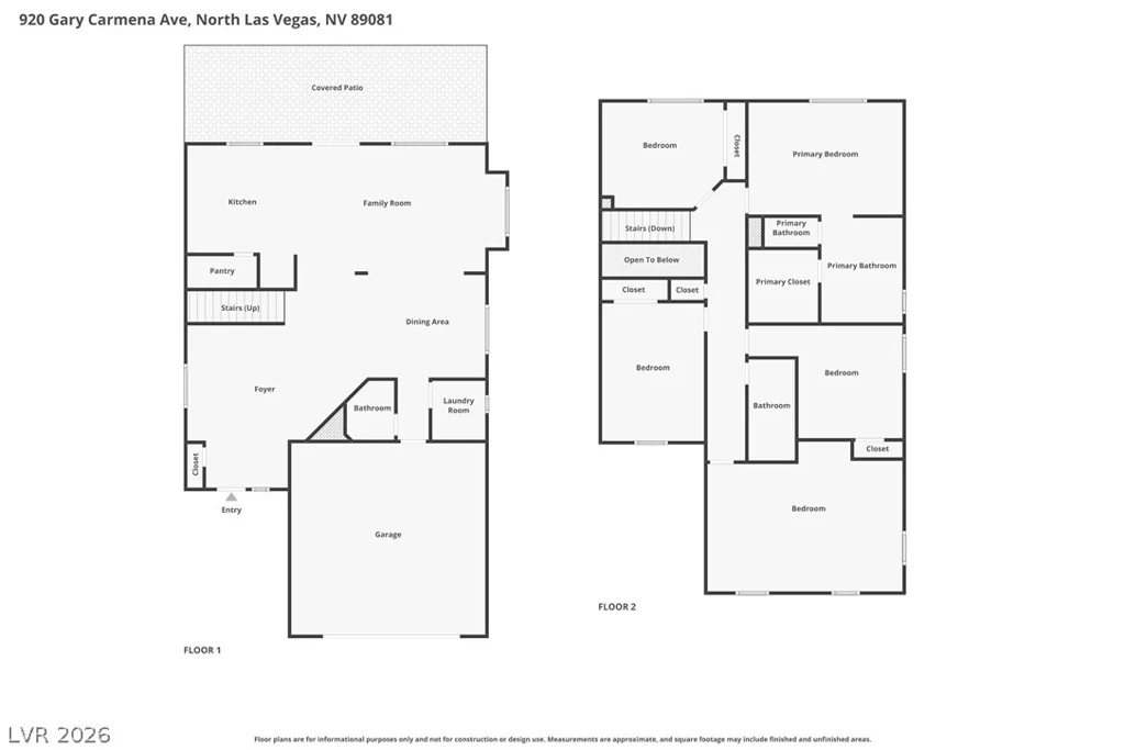 920 Gary Carmena, North Las Vegas, NV 89081