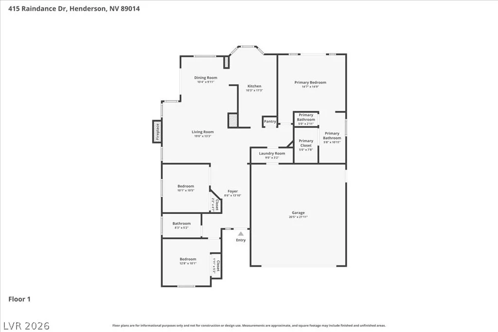 415 Raindance, Henderson, NV 89014