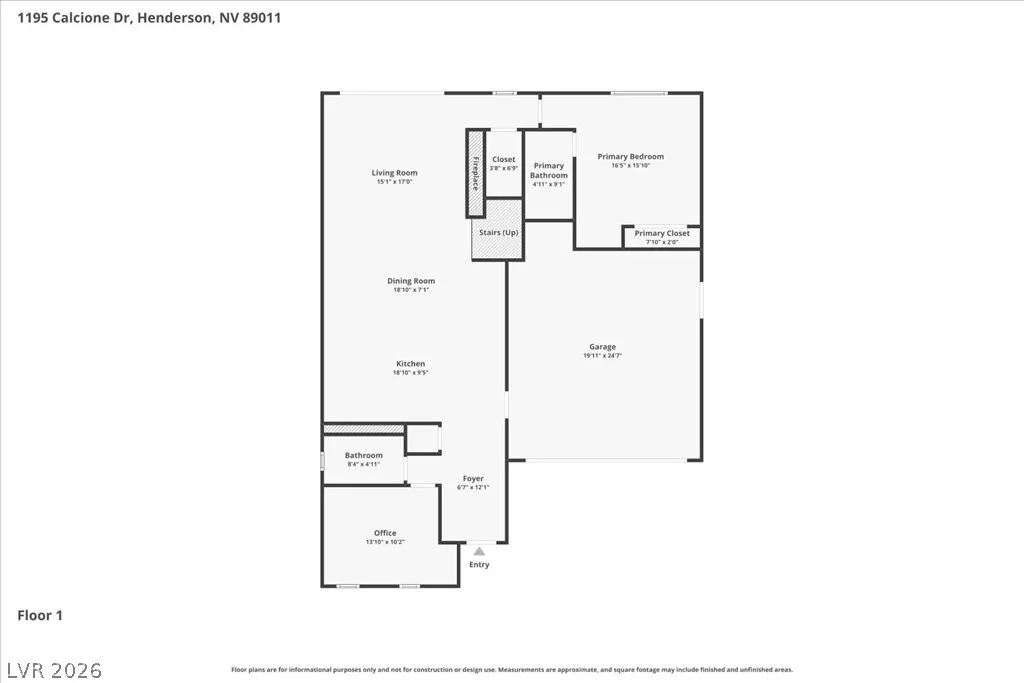 1195 Calcione, Henderson, NV 89011