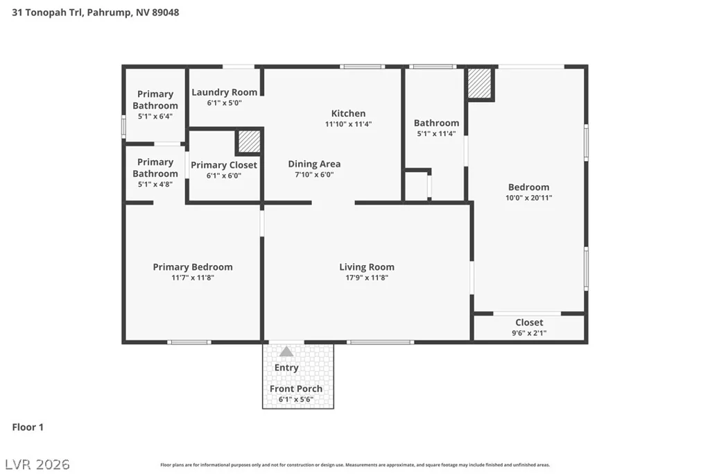 31 Tonopah, Pahrump, NV 89048