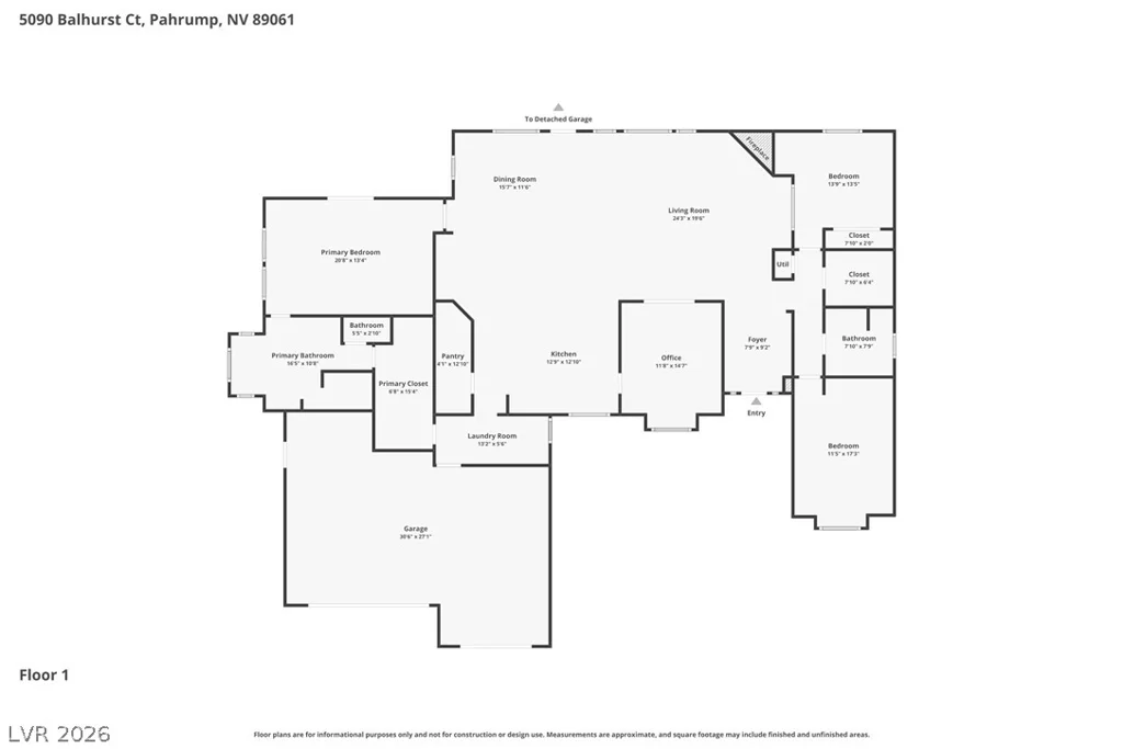 5090 Balhurst, Pahrump, NV 89061