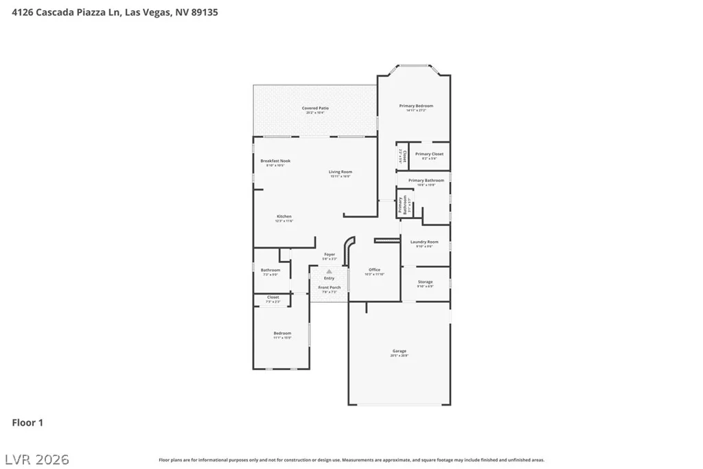 4126 Cascada Piazza, Las Vegas, NV 89135