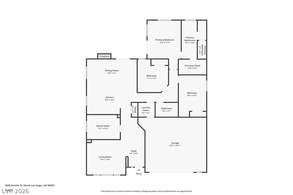 3628 Hamlin, North Las Vegas, NV 89032