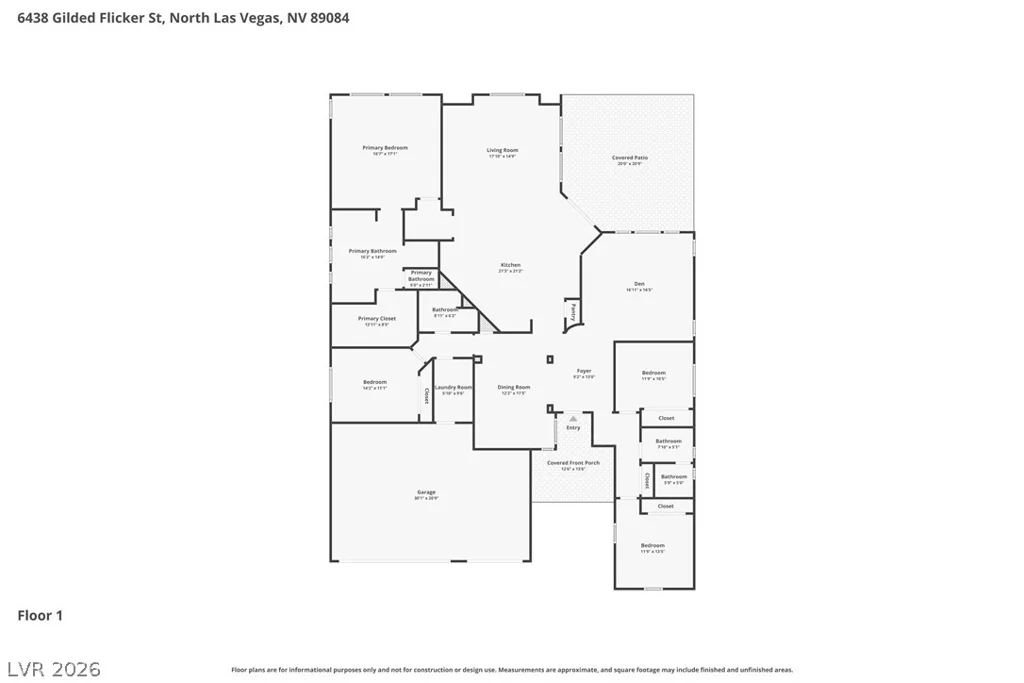 6438 Gilded Flicker, North Las Vegas, NV 89084