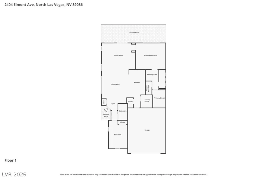 2404 Elmont, North Las Vegas, NV 89086