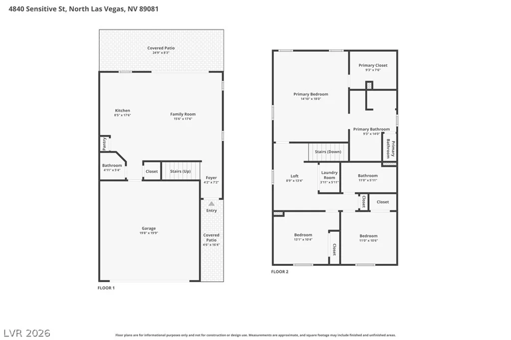 4840 Sensitive, North Las Vegas, NV 89081