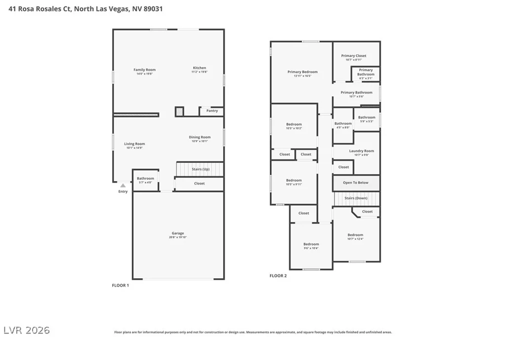 41 Rosa Rosales, North Las Vegas, NV 89031