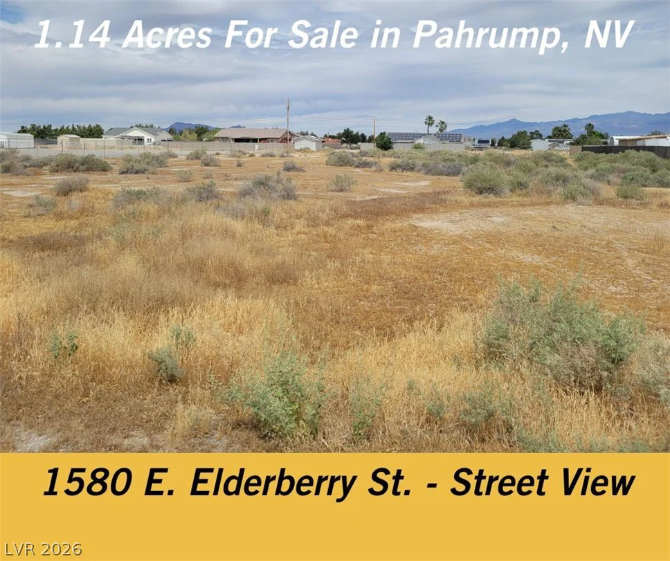1580 Elderberry, Pahrump, NV 89048