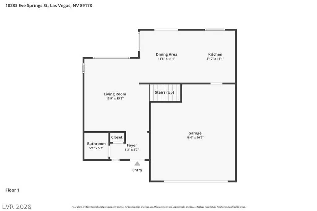 10283 Eve Springs, Las Vegas, NV 89178