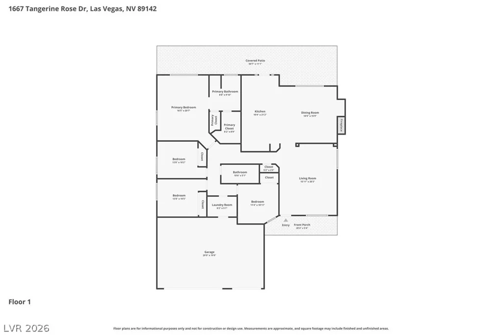 1667 Tangerine Rose, Las Vegas, NV 89142