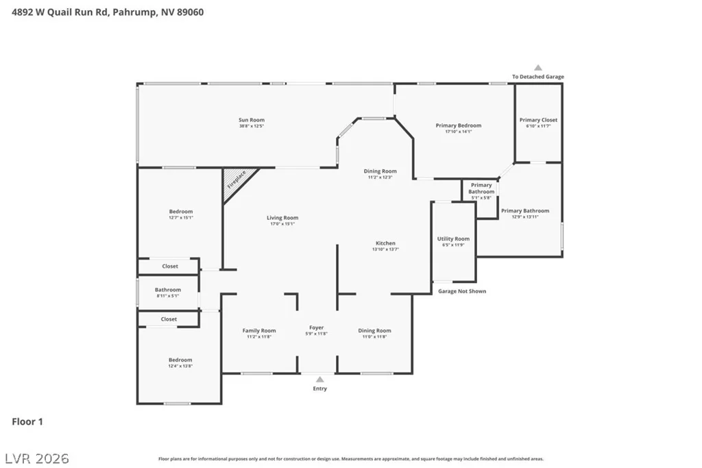 4892 Quail Run, Pahrump, NV 89060