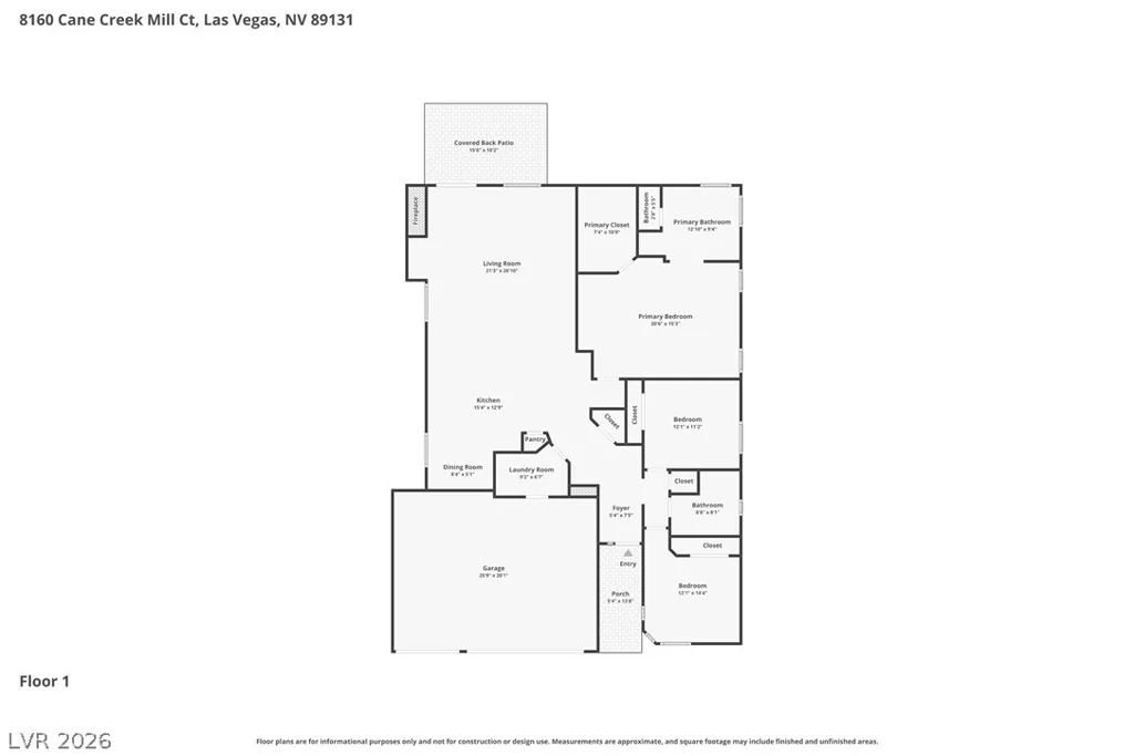 8160 Cane Creek Mill, Las Vegas, NV 89131