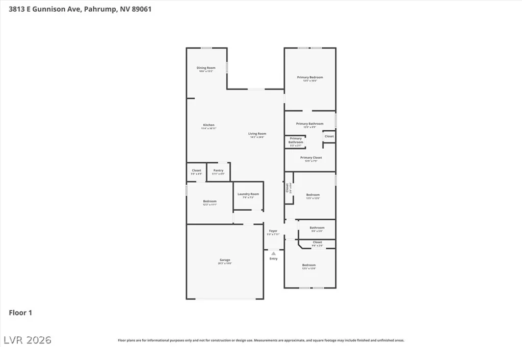 3813 Gunnison, Pahrump, NV 89061