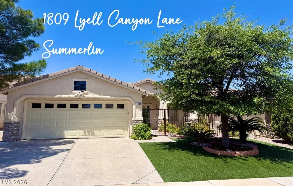 1809 Lyell Canyon, Las Vegas, NV 89134