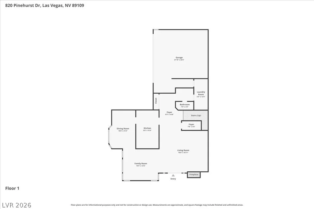 820 Pinehurst, Las Vegas, NV 89109