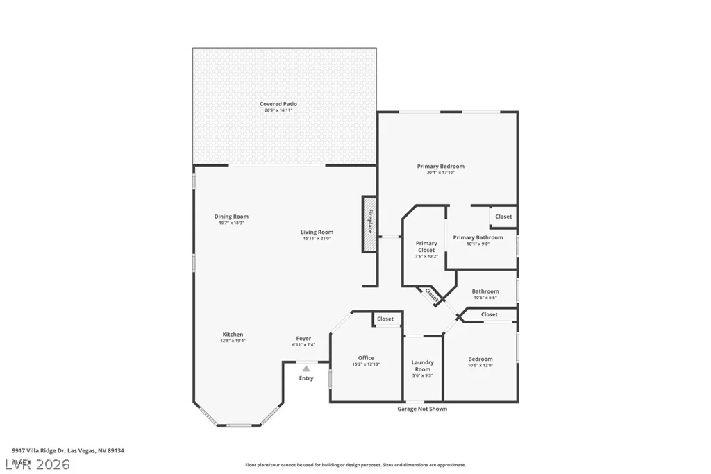9917 VILLA RIDGE, Las Vegas, NV 89134