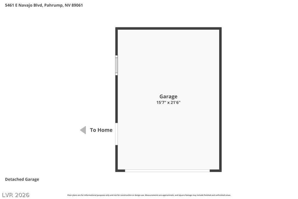 5461 Navajo, Pahrump, NV 89061