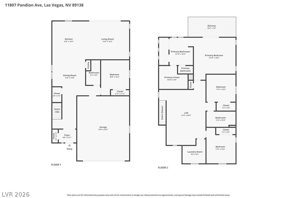 11807 Pandion, Las Vegas, NV 89138