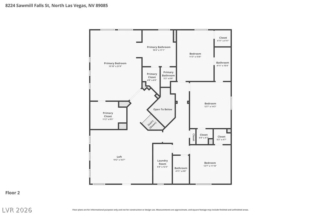 8224 Sawmill Falls, North Las Vegas, NV 89085