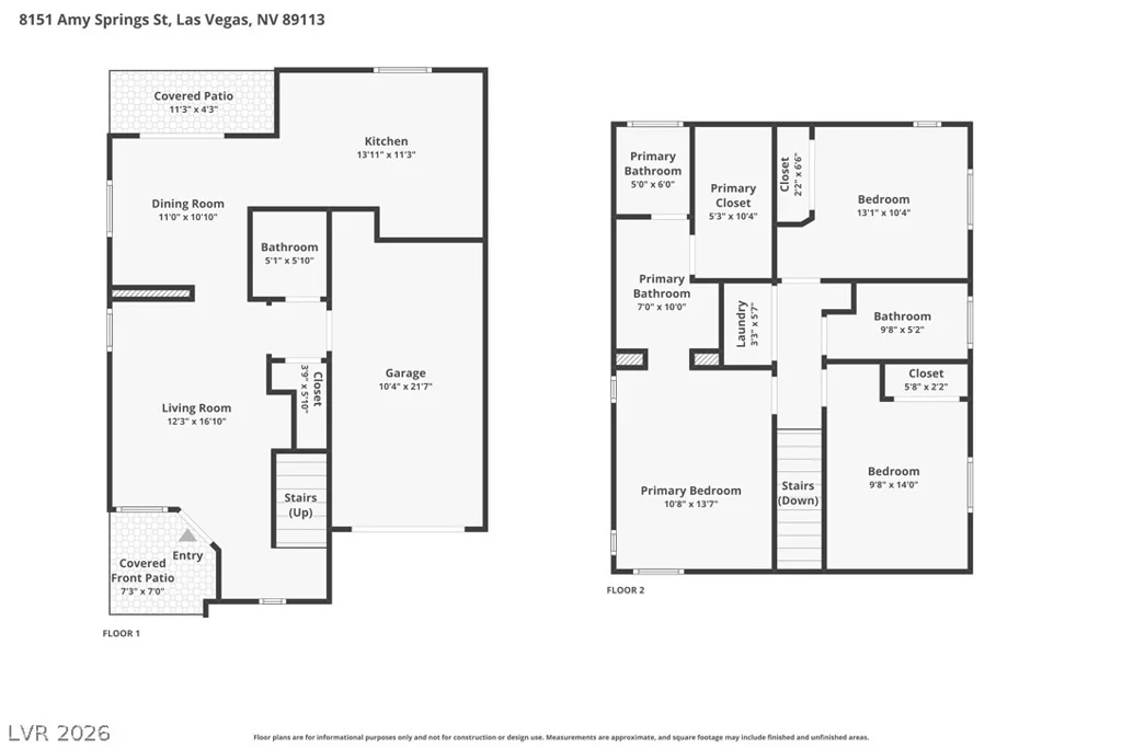8151 Amy Springs, Las Vegas, NV 89113