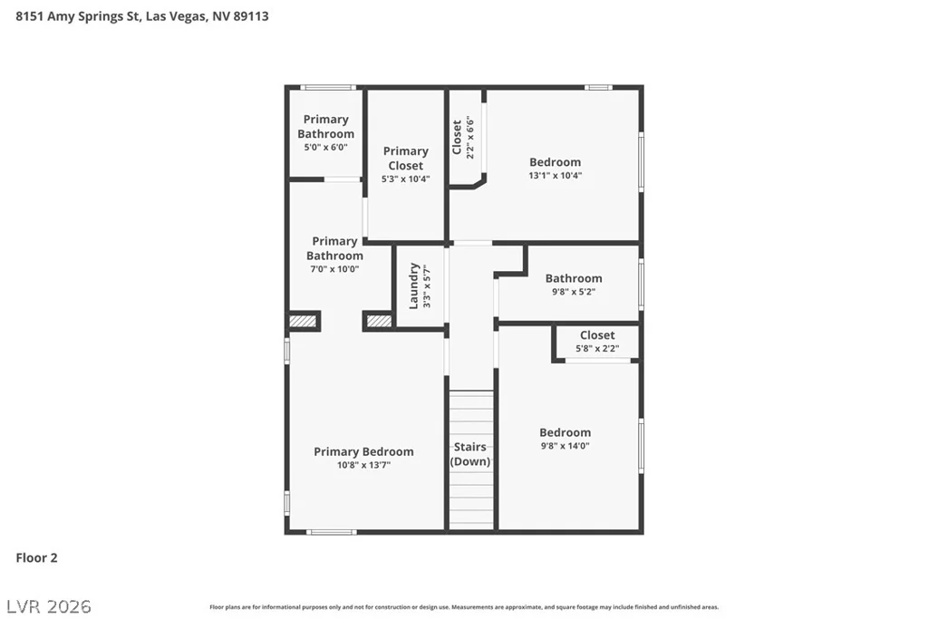 8151 Amy Springs, Las Vegas, NV 89113