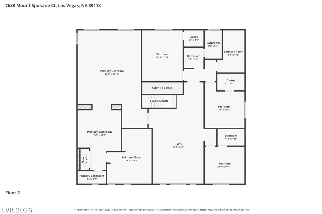 7638 Mount Spokane, Las Vegas, NV 89113