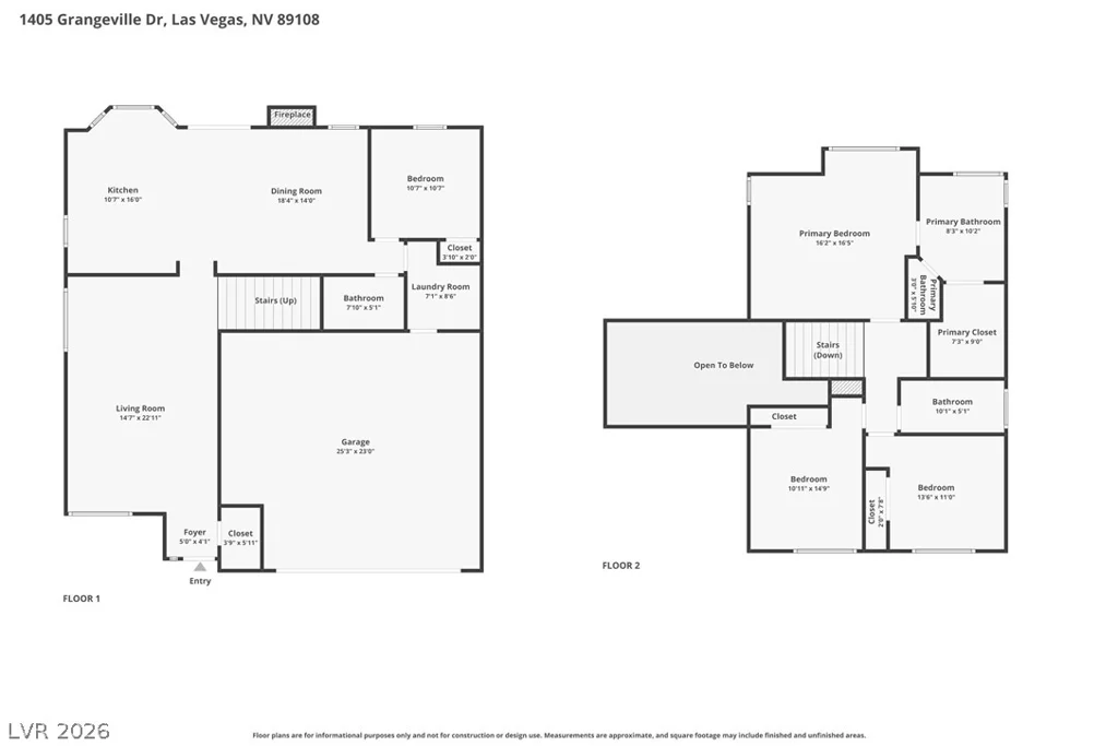 1405 Grangeville, Las Vegas, NV 89108