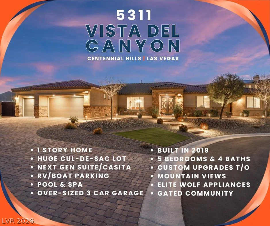 5311 VISTA DEL CANYON, Las Vegas, NV 89149